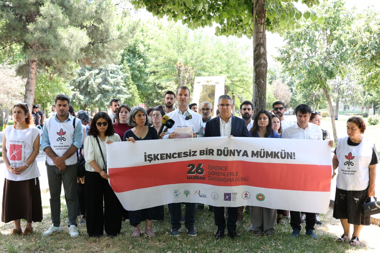 26 Haziran İşkenceye Karşı Mücadele ve İşkence Görenlerle Dayanışma Günü Ortak Basın Açıklaması