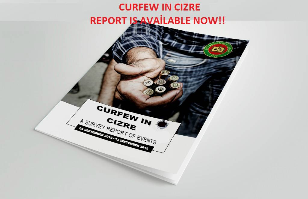 Curfew in Cizre report is available now!