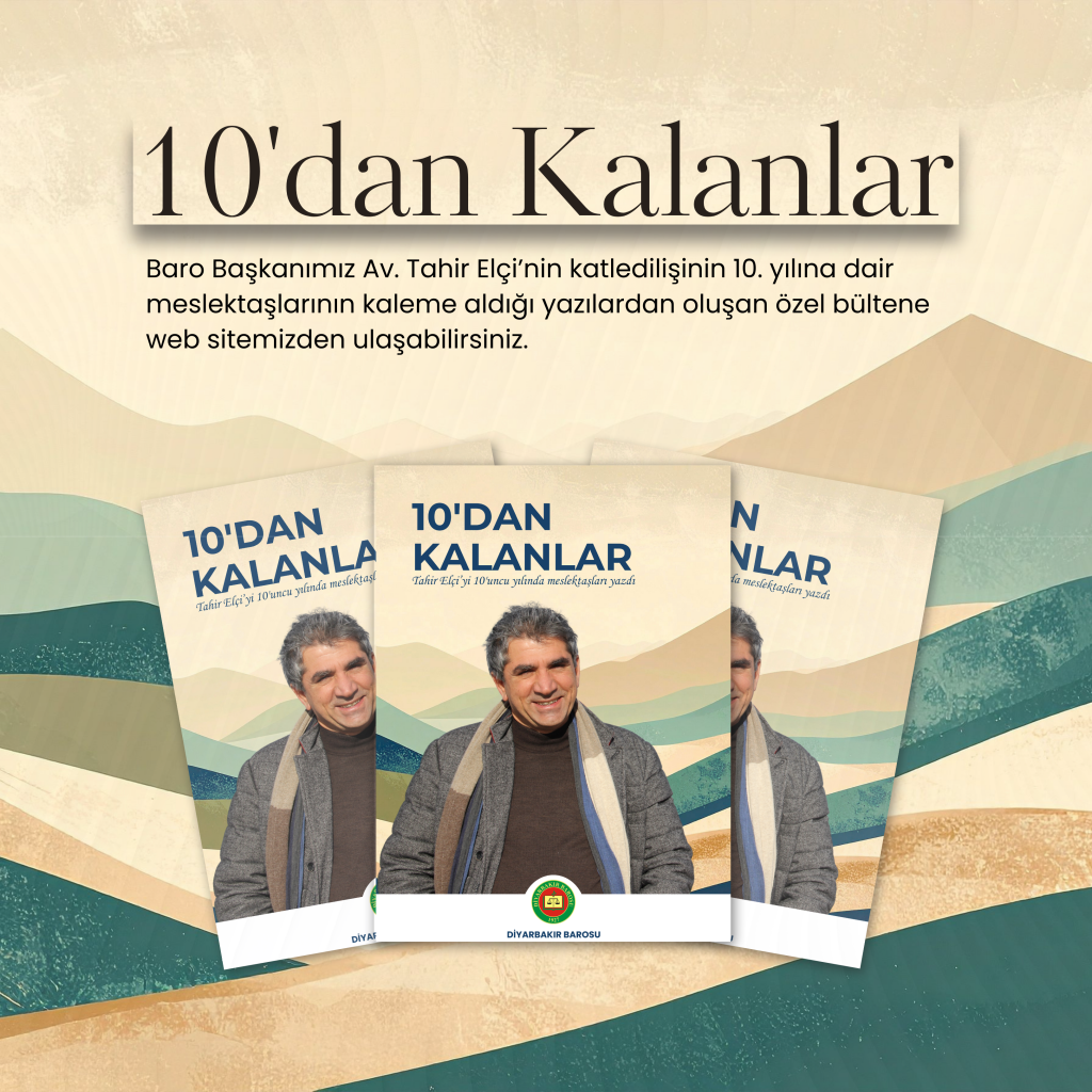 10'dan Kalanlar: Tahir Elçi'nin 10. Yıl Dönümünde Meslektaşları Yazdı