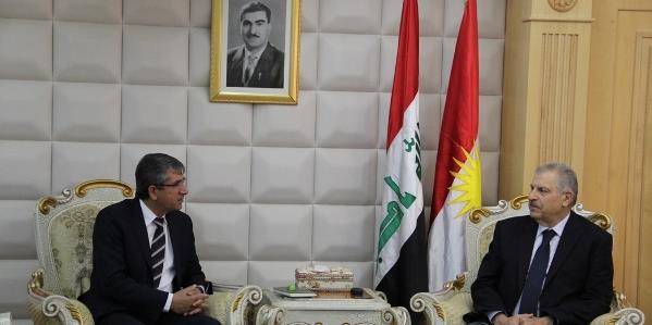 Kürdistan Adalet Bakanı ile görüşme.