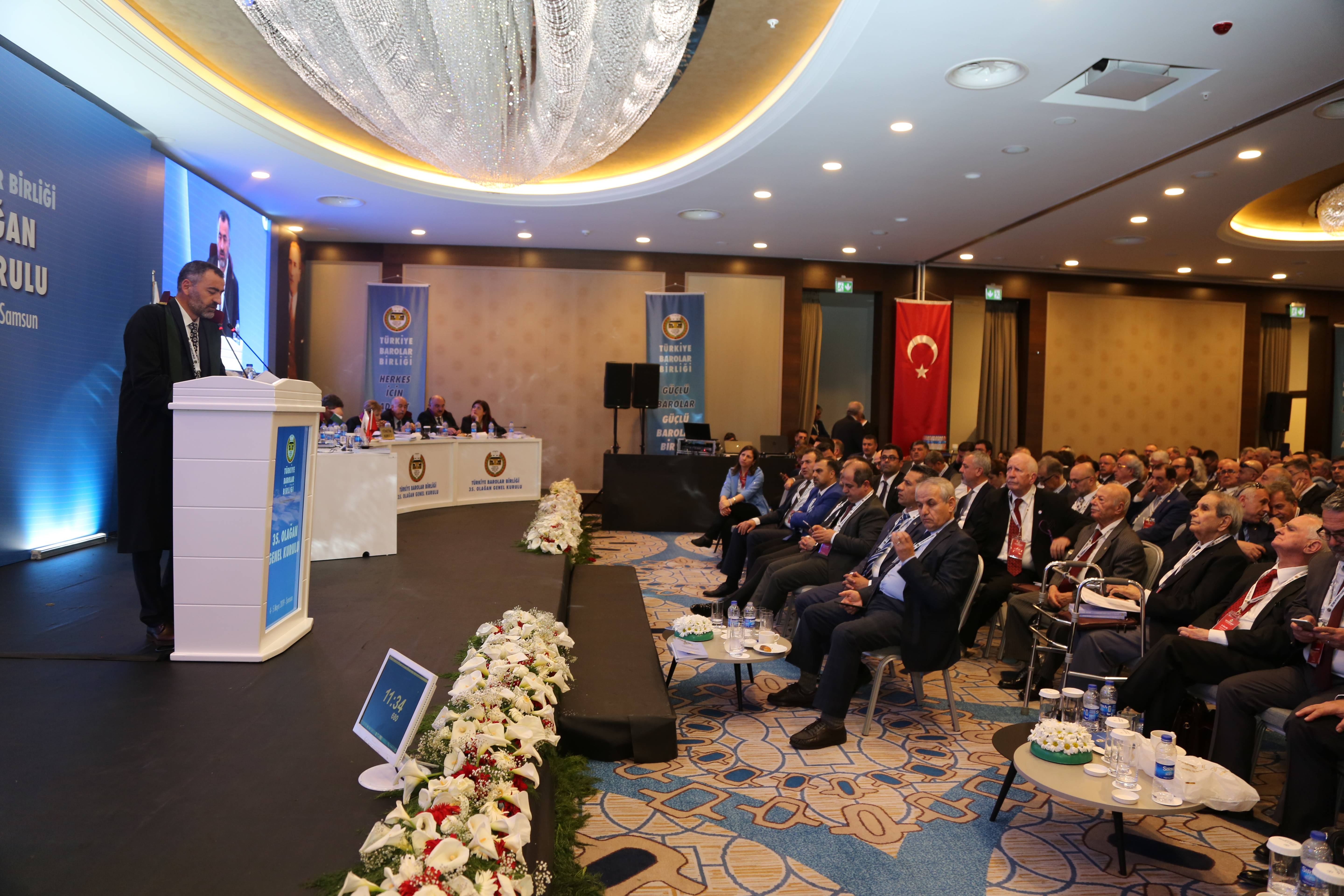 Türkiye Barolar Birliği 35. Olağan Genel Kurulunda Baro Başkanımız Av. Cihan AYDIN'ın Konuşması...