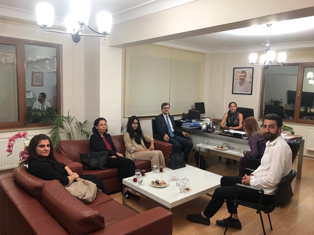 Türkiye İnsan Hakları ve  Eşitlik Kurumu’nun Kurul Üyeleri Baromuzu ziyaret etti ...